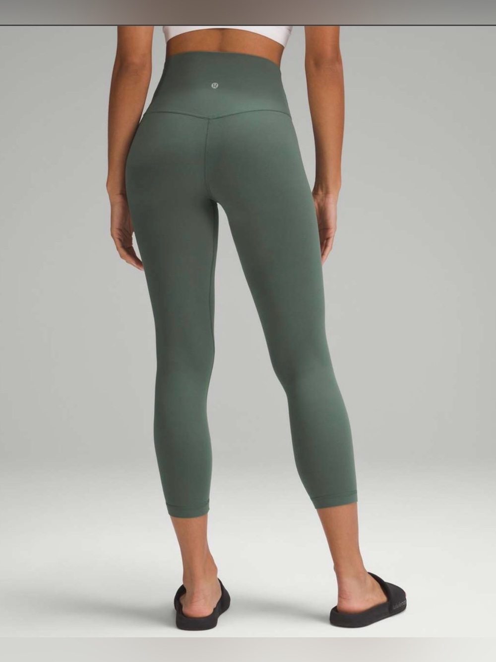lululemon athletica Align II High-Rise Leggings - Teal Green (Dark Forest) 25” - Picture 5 of 6